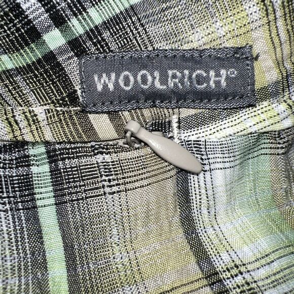 Woolrich Vintage 80/90s Womens 10 Rayon Blend Check Shorts Pockets Colorful - Picture 8 of 10